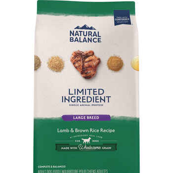 Natural Balance® Limited Ingredient Lamb & Brown Rice Large Breed Recipe Dry Dog Food 12 lb product detail number 1.0