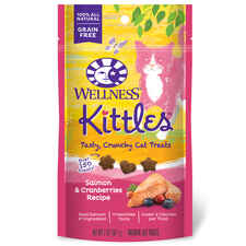 Wellness Kittles Salmon & Cranberries Recipe Crunchy Cat Treats-product-tile