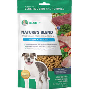 Dr. Marty Nature's Blend Sensitivity Select Freeze Dried Raw Dog Food for Sensitive Stomachs 6 oz. product detail number 1.0