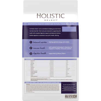 Holistic Select Adult Health Chicken Meal & Rice Dry Dog Food 30 lbs