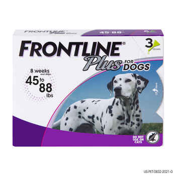 Frontline Plus 3pk Dogs 45-88 lbs product detail number 1.0