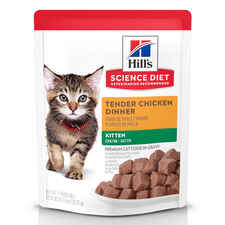 Hill's Science Diet Kitten Tender Chicken Dinner Wet Cat Food Pouches-product-tile