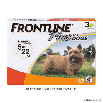 Frontline Plus 3pk Dogs 5-22 lbs product detail number 1.0