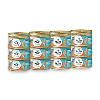 Nulo FreeStyle Minced Salmon & Turkey in Gravy Cat and Kitten Food 3 oz Cans Case of 24
