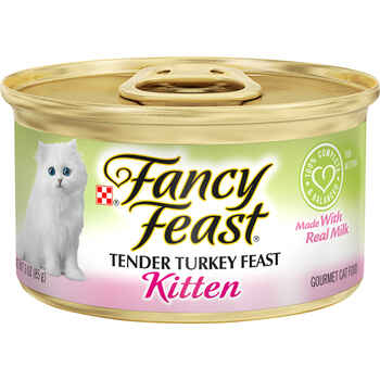 Fancy Feast Tender Turkey Feast Wet Kitten Food 3 oz. Cans - Case of 24 product detail number 1.0