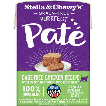 Stella & Chewy's Purrfect Pate Cage-Free Chicken Recipe Wet Cat Food 5.5 oz, 12 Ct product detail number 1.0