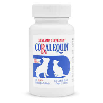 Nutramax Cobalequin B12 Supplement Cats and Small Dogs, 45 Chewable Tablets product detail number 1.0