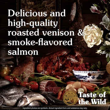 Taste of the Wild Rocky Mountain Feline Recipe Roasted Venison & Smoke-Flavored Salmon Dry Cat Food - 5 lb Bag
