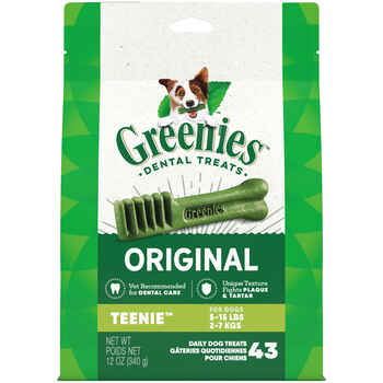 GREENIES Original TEENIE Natural Dental Dog Treats - 12 oz. Pack (43 Treats) product detail number 1.0