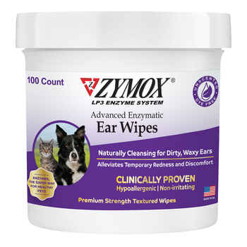 Zymox Advanced Enzymatic Ear Wipes -100 Count product detail number 1.0