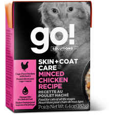 Petcurean Go! Skin & Coat Care Minced Chicken Recipe Wet Cat Food-product-tile