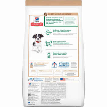 Hill's Science Diet Puppy No Corn, Wheat or Soy Chicken & Brown Rice Dry Dog Food - 4 lb Bag
