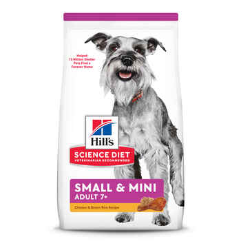 Hill's Science Diet Adult 7+ Small & Mini Chicken & Brown Rice Dry Dog Food - 4.5 lb Bag product detail number 1.0