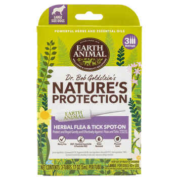 Earth Animal Nature’s Protection™ Flea & Tick Herbal Spot-On for Dogs Large Dogs product detail number 1.0