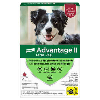 Advantage II 6pk Dog 21-55 lbs product detail number 1.0