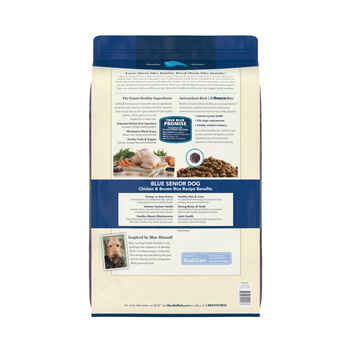 Blue Buffalo Life Protection Formula Senior Chicken & Brown Rice Recipe Dry Dog Food 15 lb Bag