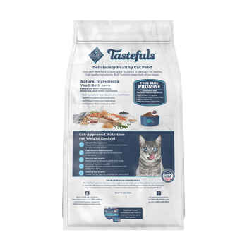 Blue Buffalo BLUE Tastefuls Weight Control Adult Chicken and Brown Rice Recipe Dry Cat Food 7 lb Bag
