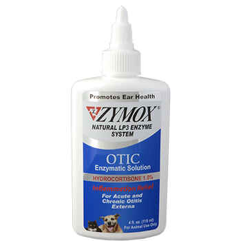 Zymox Otic Enzymatic Solution with Hydrocortisone 4 oz product detail number 1.0