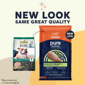Canidae PURE Grain Free Healthy Weight Chicken & Pea Recipe Dry Dog Food 12 lb Bag
