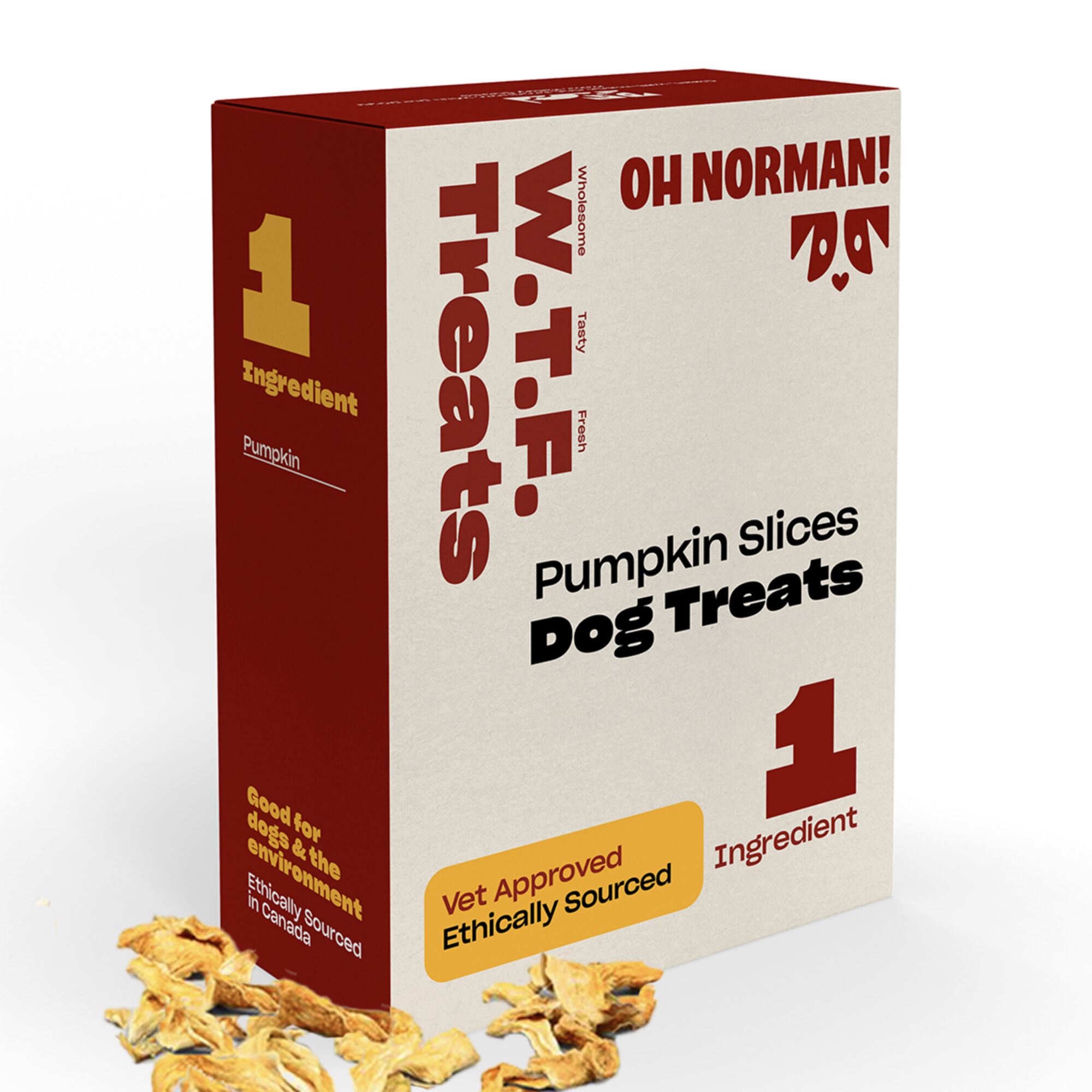 OH NORMAN ! WTF Pumpkin Slices Dog Treats