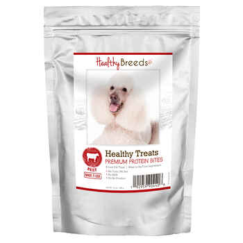 Healthy Breeds Poodle Healthy Treats Premium Protein Bites Beef Dog Treats 10oz product detail number 1.0