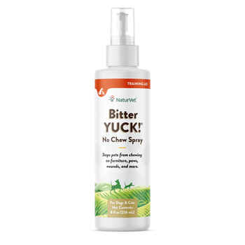 NaturVet Bitter Yuck! No Chew Training Spray for Dogs, Cats, and Horses 8 fl oz. product detail number 1.0