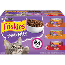 Friskies Meaty Bits Variety Pack Wet Cat Food 24 Cans-product-tile
