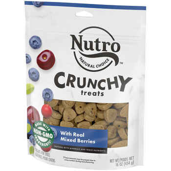 Nutro Crunchy Dog Treats with Real Mixed Berries 10 oz. Bag