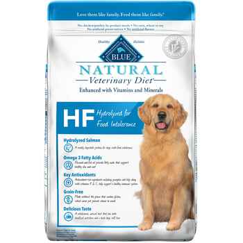 BLUE Natural Veterinary Diet HF Hydrolyzed for Food Intolerance Dry Dog Food 22 lbs product detail number 1.0