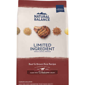Natural Balance® Limited Ingredient Beef & Brown Rice Recipe Dry Dog Food 4 lb product detail number 1.0