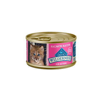 Blue Buffalo BLUE Wilderness Kitten Salmon Recipe Wet Cat Food 3 oz Can - Case of 24 product detail number 1.0
