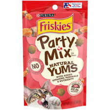 Friskies Party Mix Natural Yums with Real Salmon Cat Treats-product-tile