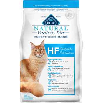 BLUE Natural Veterinary Diet HF Hydrolyzed for Food Intolerance Dry Cat Food 7 lbs product detail number 1.0