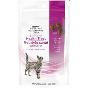 Purina Pro Plan Veterinary Diets Urinary Health Crunchy Cat Treats - 1.8 oz Pouch product detail number 1.0