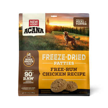 ACANA Free-Run Chicken Recipe Freeze-Dried Dog Food Patties 14 oz Bag product detail number 1.0