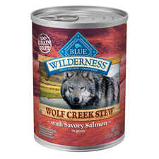 Blue Buffalo BLUE Wilderness Wolf Creek Stew Adult Savory Salmon Stew Wet Dog Food-product-tile