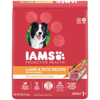 Iams ProActive Health Adult Lamb Meal and Rice Dry Dog Food 30 lb product detail number 1.0
