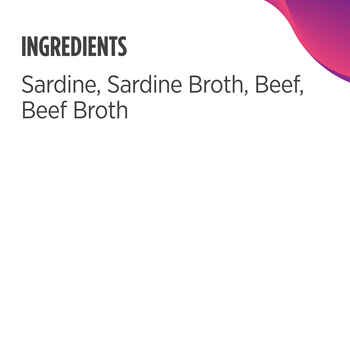 Nulo FreeStyle Sardine & Beef in Broth Cat Food Topper 2.8 oz Pack Of 24