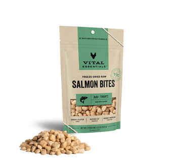 Vital Essentials Freeze Dried Raw Salmon Bites Dog Treats 2.5 oz Bag product detail number 1.0