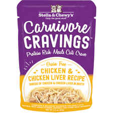 Stella & Chewy's Carnivore Cravings Chicken & Chicken Liver Flavored Shredded Wet Cat Food-product-tile