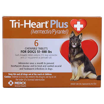 Tri-Heart Plus 12pk Brown 51-100 lbs product detail number 1.0