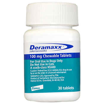 Deramaxx 100 mg Chewable Tablets 30 ct product detail number 1.0