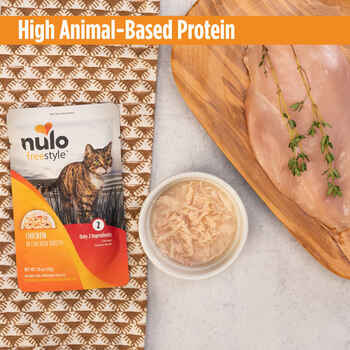 Nulo FreeStyle Chicken in Broth Cat Food Topper 24 2.8 oz pack