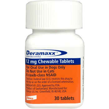 Deramaxx 12 mg Chewable Tablet 30 ct product detail number 1.0