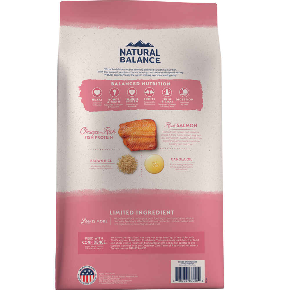 Natural Balance® Limited Ingredient Salmon & Brown Rice Recipe Dry Dog Food