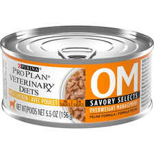 Purina Pro Plan Veterinary Diets OM Overweight Management Savory Selects with Chicken Feline Formula Wet Cat Food-product-tile