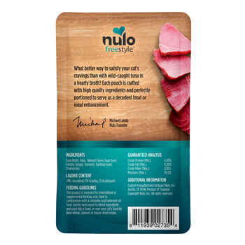 Nulo FreeStyle Chunky Tuna Broth Cat Food 24/2.8oz Pouch