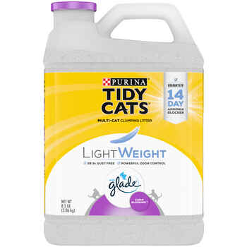 Tidy Cats Lightweight Low Dust Multi Cat Litter Glade Blossom Scent 8.5-lb Jug product detail number 1.0
