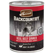 Merrick Backcountry Grain Free 96% Beef Canned Dog Food-product-tile