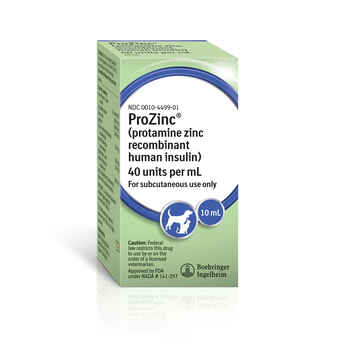 ProZinc Insulin for Cats and Dogs 40 units/ml 10 ml Vial product detail number 1.0